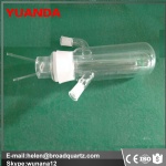 Customzied fused quartz labware quartz condenser pipe